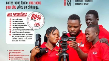 FORMATION AU CFOMAN-DAABAARU À PARAKOU : Inscrivez-vous pour saisir les opportunités du numérique et de l&rsquo;audiovisuel . Prochaine rentrée en avril