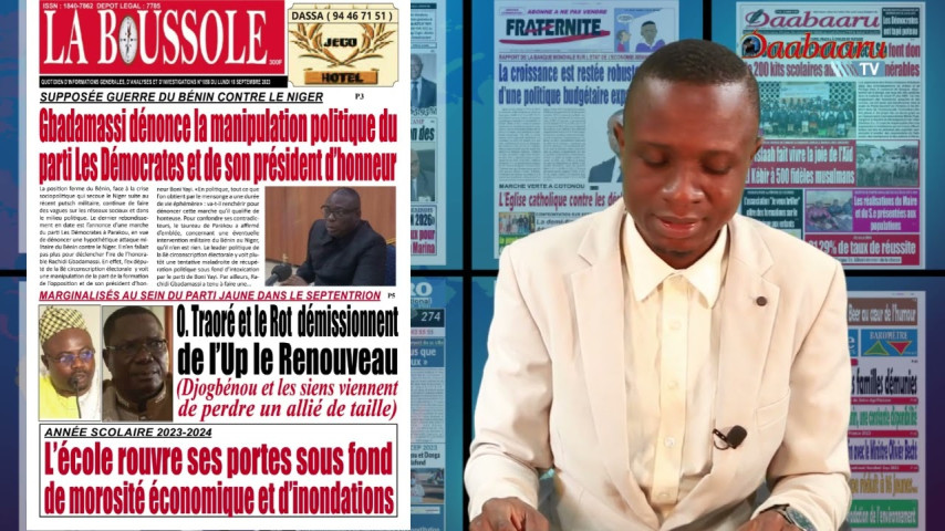 Revue des titres de ce lundi 18 septembre 2023