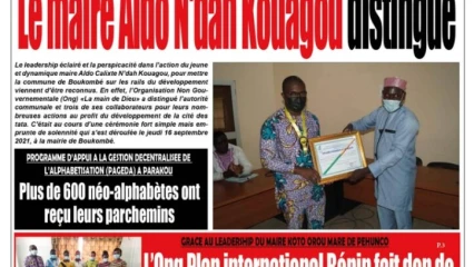 Parution du lundi 20 septembre 2021