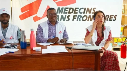 Café de presse à Cotonou: des journalistes découvrent les actions de MSF face aux besoins médicaux croissants
