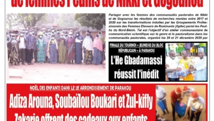 Parution du lundi 28 décembre 2020