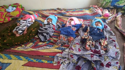 NAISSANCE DE QUADRUPLEES AU CHUD BORGOU-ALIBORI : Les parents essoufflés, lancent un Sos