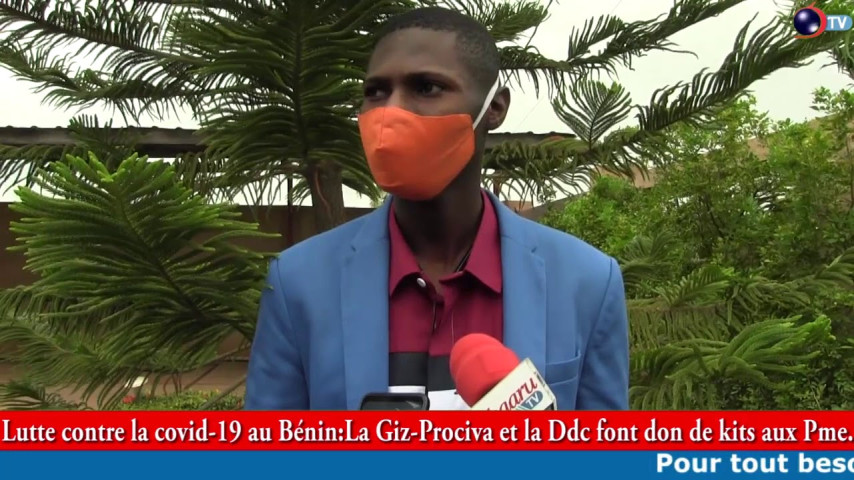 LUTTE CONTRE LA COVID-19 AU BÉNIN: La Giz-Prociva et la Ddc font don de kits aux Pme