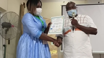 FORMATION SUR LA COMPETITIVITE DE LA FILIERE CAJOU AFRICAIN  : 14 experts béninois qualifiés reçoivent leurs parchemins  . Le représentant pays du projet Pro-cashew Issiakou Moussa félicité