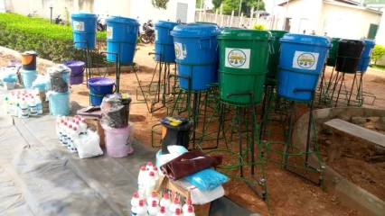 ALIBORI/ LUTTE CONTRE LA PROPAGATION DU CORONAVIRUS: L’Apida fait don de matériels aux communes