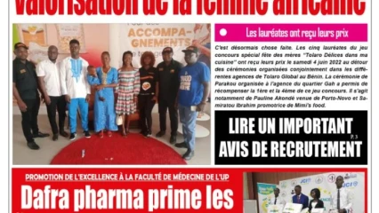 UNE DU MERCREDI 8 JUIN 2022