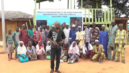 POUR LA SAUVEGARDE DU PATRIMOINE GRIOTIQUE AU BÉNIN, : L&rsquo; artiste griot Séidou Barassounon instaure le Renagrib