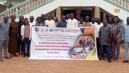 Bénin/Élevage durable dans un contexte de changement climatique:  le Projet Smart-Food installe des plateformes d'innovation