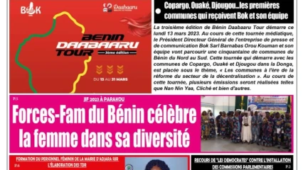 UNE DU LUNDI 13 MARS 2023