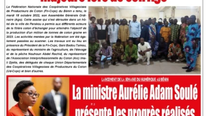 UNE DU MERCREDI 19 OCTOBRE 2022