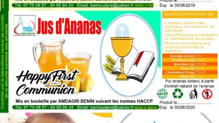 AVEC LA SOCIÉTÉ AMDAGRI,  Personnalisez vos événements sur nos emballages