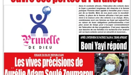 Parution du mardi 29 septembre 2020