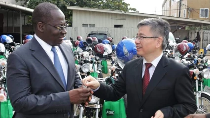 SÉCURITÉ AU BÉNIN : La Chine fait don de moyens roulants à  la Police Républicaine