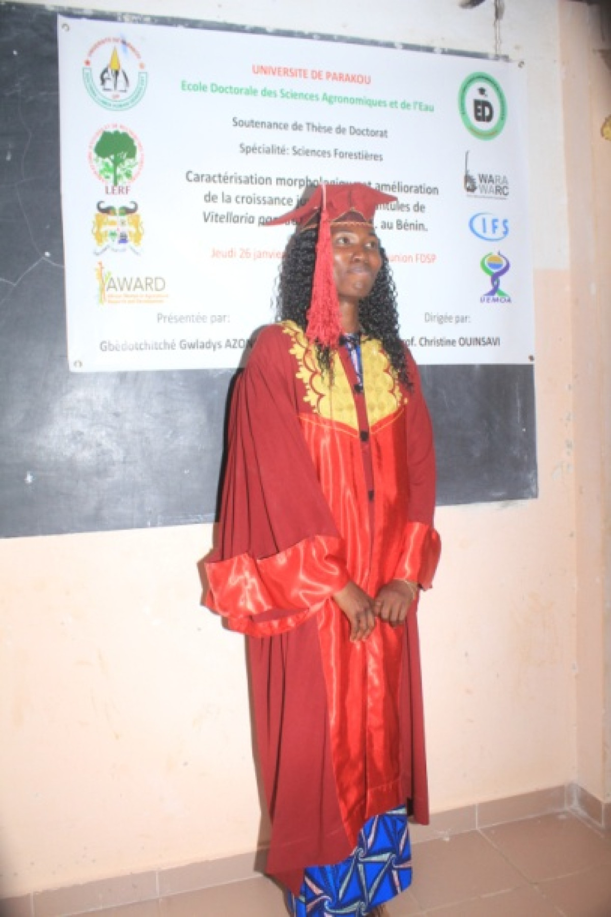 SOUTENANCE DE THÈSE À L&rsquo;UNIVERSITÉ DE PARAKOU : Gwladys Azongnidé décroche son doctorat en sciences agronomiques . Elle apporte des informations nécessaires pour l’amélioration génétique du karité