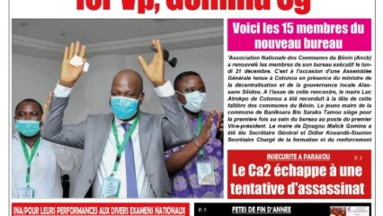 Parution du mardi 22 décembre 2020