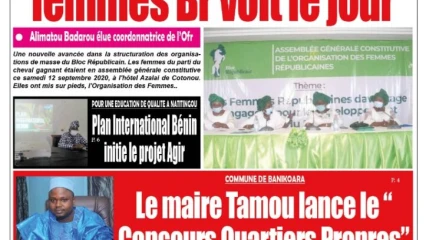 Parution du lundi 14 septembre 2020