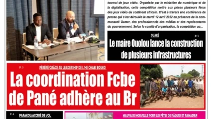 UNE DU MERCREDI 13 AVRIL 2022