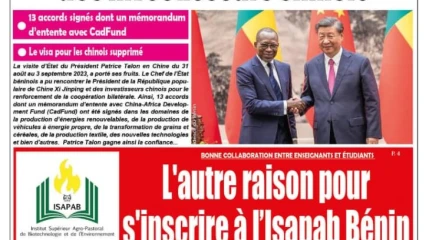 UNE DU LUNDI 4 SEPTEMBRE 2023