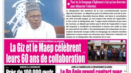 UNE DU JEUDI 25 MAI 2023