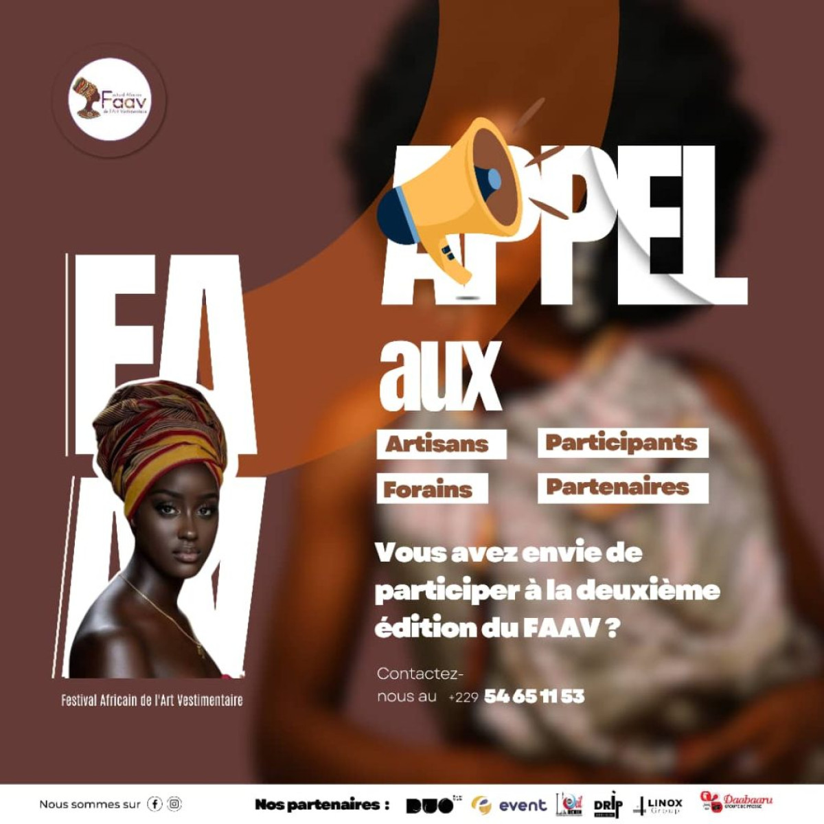 BÉNIN/FESTIVAL AFRICAIN DE L&rsquo;ART VESTIMENTAIRE DANS LE SEPTENTRION : L&rsquo;Appel aux artisans, partenaires, participants et forains lancé