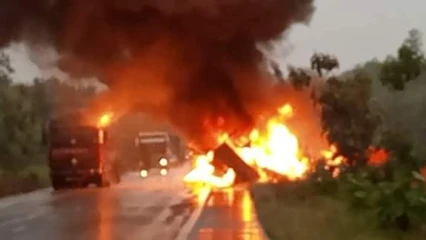 ACCIDENT DE CIRCULATION A BOHICON : D’importants dégâts enregistrés