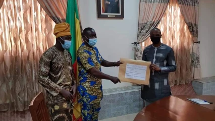 BENIN/PRÉSIDENTIELLE DE 2021 : Le préfet Cissé reçoit les listes électorales du Borgou