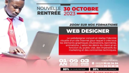 FORMATION DANS LE DOMAINE DU NUMÉRIQUE À PARAKOU :  Devenez Développeur Web professionnel en vous inscrivant au Cfoman-Daabaaru