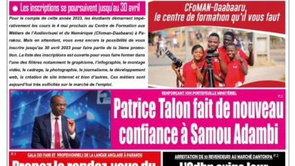 UNE DU MERCREDI 18 AVRIL 2023