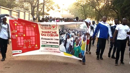 Marche du cœur édition 2025 à Parakou: les populations sensibilisées sur la santé cardiovasculaire