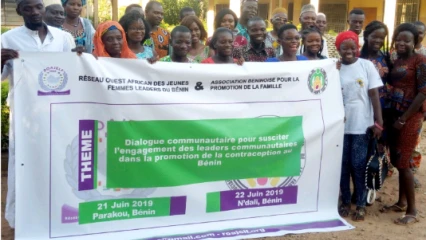 PROMOTION DE LA CONTRACEPTION A PARAKOU ET N’DALI,   Roajelf et Abpf promeuvent le dialogue entre leaders communautaires