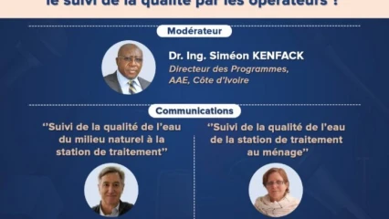 ASSOCIATION AFRICAINE DE L’EAU (AAE) : Une conférence virtuelle prévue pour le 19 mai prochain