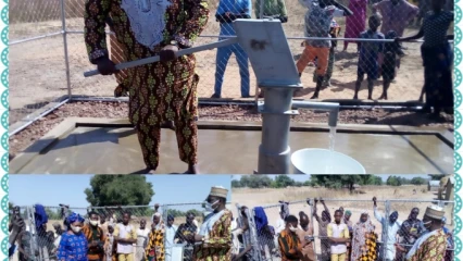 MALANVILLE/GRACE AU PROJET NIM’DORA DE HELVETAS-BENIN : Le maire Guidami réceptionne deux forages équipés de pompe