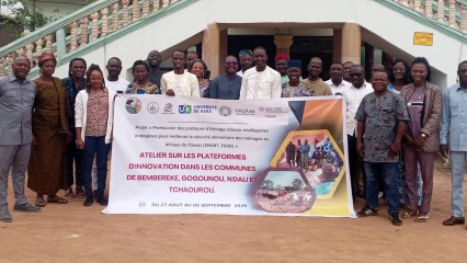 Bénin/Élevage durable dans un contexte de changement climatique:  le Projet Smart-Food installe des plateformes d'innovation