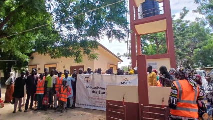 Grâce à l'appui du Msec à Malanville: le Ministère de la Santé dote les Cs de Guéné et Madécali de points d’eau, et Madécali d’énergie solaire