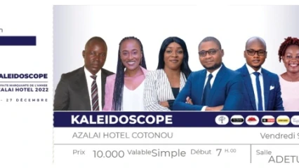 BÉNIN/PARTICIPATION À KALÉIDOSCOPE 2022 : Les tickets déjà disponibles en ligne