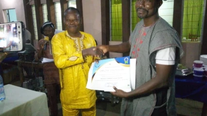 CÉLÉBRATION DE LA FÊTE DE PRODUCTION A LA SONEB BORGOU-ALIBORI : Char-Habilou Mama distingue ses collaborateurs méritants