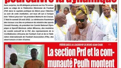 UNE DU LUNDI 22 AOÛT 2022