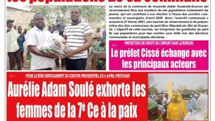 Parution du mardi 02 mars 2021