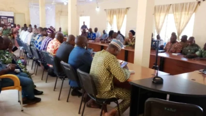 TOURNÉE STATUTAIRE DU PRÉFET KY-SAMAH A GOGOUNOU : Le maire Seydou Tidjani fait l’état des lieux de sa commune