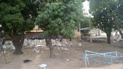 PARAKOU : Des populations manifestent contre le prolongement du mandat de Talon  . Elles demandent aussi la libération de Réckya Madougou