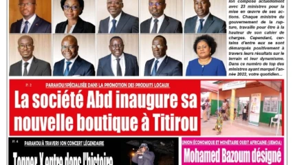 UNE DU MARDI 6 DÉCEMBRE 2022