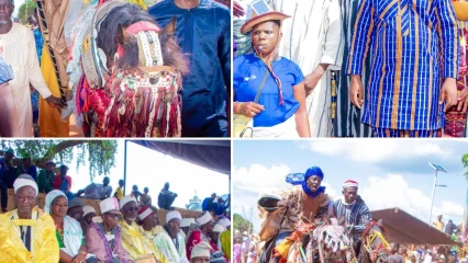 GAANI 2024 A KOUANDÉ : Sa majesté Bagana Tounko 2 éblouit son royaume d’une célébration mémorable . Les jeunes cadres à travers plusieurs initiatives donnent de la valeur à la célébration