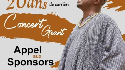 20 ans de carrière du phénomène du septentrion: devenez sponsor du géant concert de l’artiste Kalamoulaï 