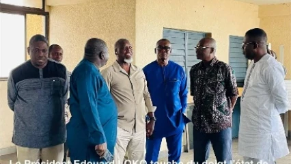 Rénovation de la maison des médias: Edouard Loko effectue une descente