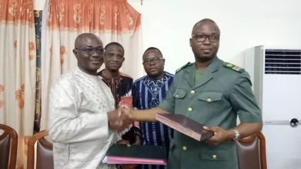 PASSATION DE CHARGE A LA DIRECTION DÉPARTEMENTALE DE LA SANTE BORGOU : Imorou Karimou Yacoubou s&rsquo;en va, Ibrahim Mama Cissé s&rsquo;installe