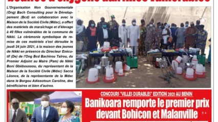 Parution du vendredi 25 juin 2021