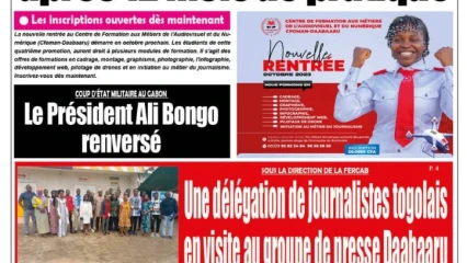 UNE DU JEUDI 31 AOÛT 2023