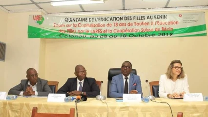 QUINZAINE DE L’EDUCATION DES FILLES AU BÉNIN : Le Lares et la coopération Suisse font le bilan de 18 annés d’action