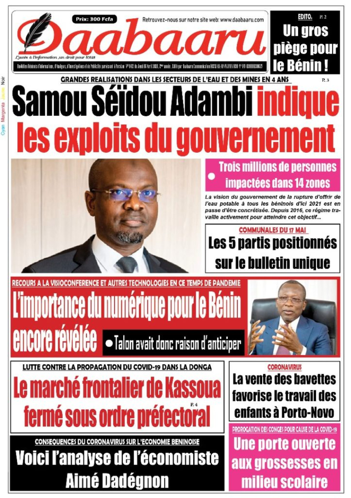 Parution du jeudi 16 avril 2020