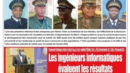 Parution du vendredi 11 décembre 2020